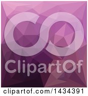 Poster, Art Print Of Low Poly Abstract Geometric Background In Fandago Lavender
