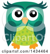 Poster, Art Print Of Green Owl
