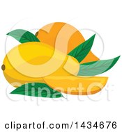 Poster, Art Print Of Tropical Exotic Mango Fruit