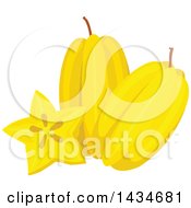 Poster, Art Print Of Tropical Exotic Star Fruit