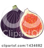 Poster, Art Print Of Tropical Exotic Fig Fruit