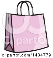 Poster, Art Print Of Purple Gift Or Shopping Bag
