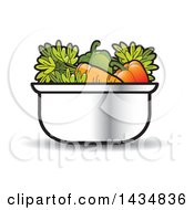 Poster, Art Print Of Sauce Pan Full Of Vegetables