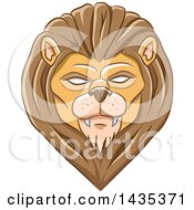 Poster, Art Print Of Demonic Eyed Lion Head