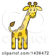 Poster, Art Print Of Cartoon Happy Giraffe