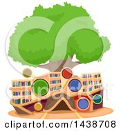 Poster, Art Print Of Library Tree House