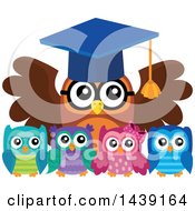 Poster, Art Print Of Professor Owl And Students