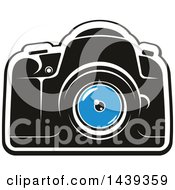 Clipart Of A Camera Royalty Free Vector Illustration