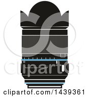 Clipart Of A Camera Lens Royalty Free Vector Illustration