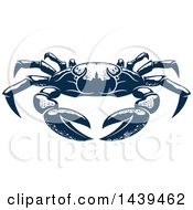 Poster, Art Print Of Navy Blue Crab