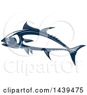 Clipart Of A Tuna Fish Royalty Free Vector Illustration