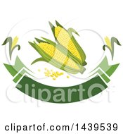 Poster, Art Print Of Banner With Corn And Kernels