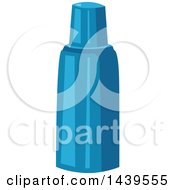 Clipart Of A Camping Thermos Royalty Free Vector Illustration