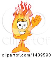Clipart Of A Comet School Mascot Character Waving And Pointing Royalty Free Vector Illustration