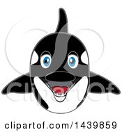 Poster, Art Print Of Killer Whale Orca School Mascot Character