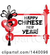 Poster, Art Print Of Happy Chinese New Year Design With Ingots And A Scroll