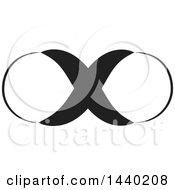 Poster, Art Print Of Black And White Infinity Symbol