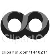 Poster, Art Print Of Black And White Infinity Symbol