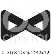 Clipart Of A Black And White Infinity Symbol Royalty Free Vector Illustration