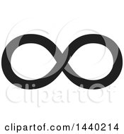 Black And White Infinity Symbol