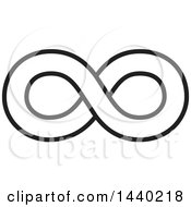 Black And White Infinity Symbol