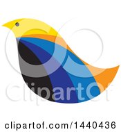 Poster, Art Print Of Colorful Bird In Profile