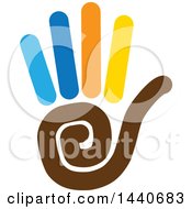 Poster, Art Print Of Hand Holding Five Fingers