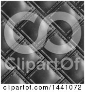 Poster, Art Print Of Diagonal Metal Plate Background