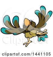 Poster, Art Print Of Cartoon Bird Flying