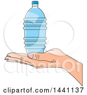 Poster, Art Print Of Hand Holding Bottled Water