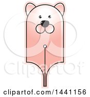 Bear Head Pen Nib