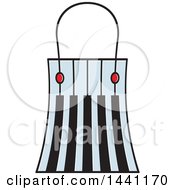 Clipart Of A Piano Keyboard Shopping Bag Royalty Free Vector Illustration by Lal Perera