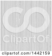 Clipart Of A Background Texture Of White Wood Royalty Free Vector Illustration