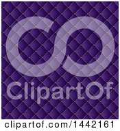 Poster, Art Print Of Purple Quilted Pillow Texture Background