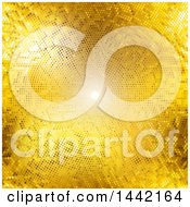 Poster, Art Print Of Background Of Light And Golden Dots