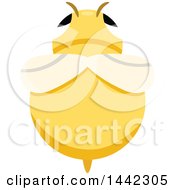 Clipart Of A Bee From Above Royalty Free Vector Illustration