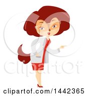 Poster, Art Print Of Female Fox Wearing A Science Lab Coat