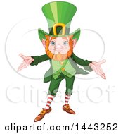 Poster, Art Print Of St Patricks Day Leprechaun Welcoming