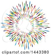 Poster, Art Print Of Colorful Circle Design