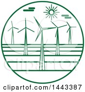 Green Wind Farm Logo Design
