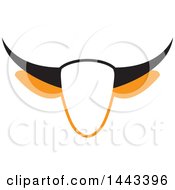 Poster, Art Print Of Texas Longhorn Steer Cow Head