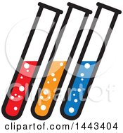 Poster, Art Print Of Trio Of Science Test Tubes