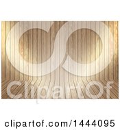 Clipart Of A Wood Curve Texture Background Royalty Free Illustration