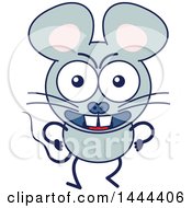Poster, Art Print Of Cartoon Angry Mouse Mascot Character