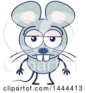 Poster, Art Print Of Cartoon Indifferent Mouse Mascot Character