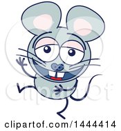 Poster, Art Print Of Cartoon Laughing Mouse Mascot Character
