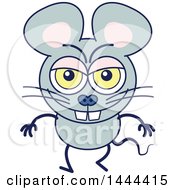 Poster, Art Print Of Cartoon Naughty Mouse Mascot Character