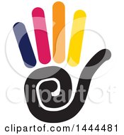 Poster, Art Print Of Hand Holding Up Five Fingers