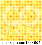 Clipart Of A Yellow And Orange Background Royalty Free Vector Illustration