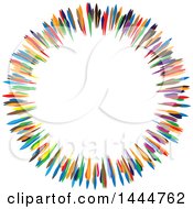 Clipart Of A Colorful Circle Design Royalty Free Vector Illustration by ColorMagic
